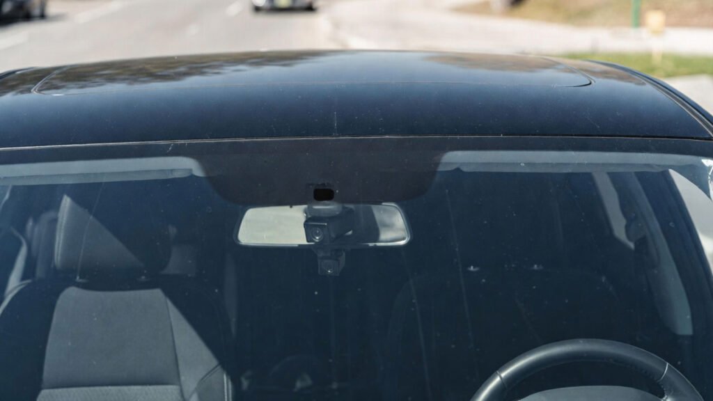 Muestra de cámaras de seguridad para taxi